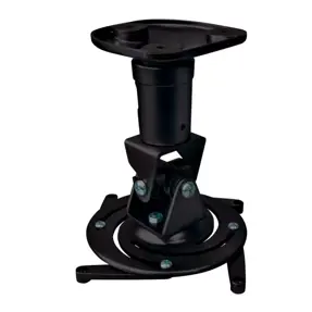 Nosač za projektor Transmedia, H16-1S, crni, stropni