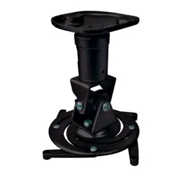 Nosač za projektor Transmedia, H16-1S, crni, stropni