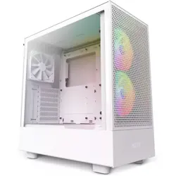 NZXT Midi Tower H5 Flow RGB White Window, CC-H51FW-R1