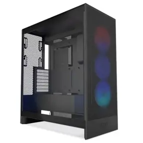 NZXT Midi Tower H7 Flow RGB 2024 Black, CM-H72FB-R1
