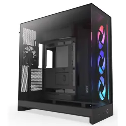 NZXT Midi Tower H9 Flow RGB (2025) Black Window, CM-H92FB-R1