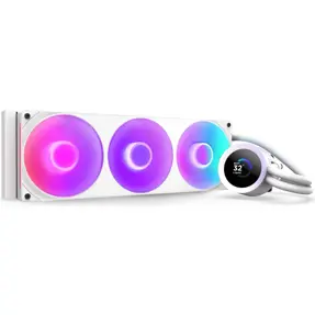NZXT vodeno hlađenje Kraken Plus 360 RGB, LCD, 360mm, White, RL-KR360-W2
