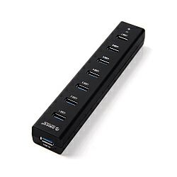 Orico USB HUB U3.0 7port lapt., Black, 29815