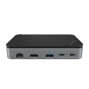 Orico docking stanica USB-C, M.2 kučište, 2xUSB 3.0, 1xUSB-C, 1xUSB 3.2, 1xSD, 1xTF, 1xHDMI, RJ45, crni, DPM2P9-BK-BP