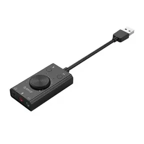 Orico USB eksterna zvučna kartica, ORICO-SC2-BK, 43375