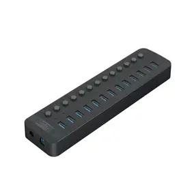 Orico USB hub, 13-port, 13x USB 3.0, Switch, Power supply, black, CT2U3-13AB-EU-BK-BP