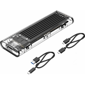 Orico vanjsko kućište M.2 NVMe 2230-2280, USB3.1 Gen2, Transparent, TCM2-C3-BK-BP
