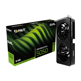 Palit RTX5050 Dual, 8GB GDDR6, NVIDIA GeForce, NE65050019P1-GB2070D