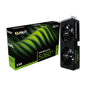 Palit RTX5060Ti Dual, 8GB GDDR7, NVIDIA GeForce, NE7506T019P1-GB2062D
