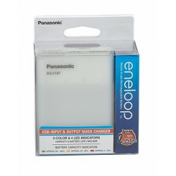 Panasonic punjač+4 baterije AA Eneloop Loader + Powerbank, 5410853061816