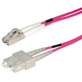 Patch kabel LC-SC MM Duplex OM4, Fibre optic multimode, 1m, TRN-OM44-1L