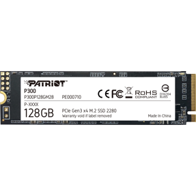 Patriot SSD 128GB, P300, M.2 2280, PCIe 3.0 x4, P300P128GM28