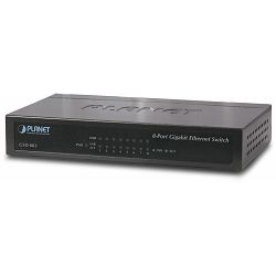 Planet Switch GSD-803 8-Port, Gigabit, metalno kučište