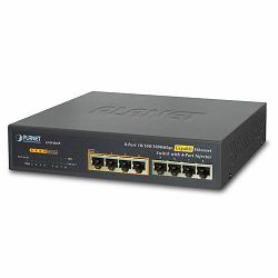 Planet GSD-804P 8-Port Gigabit Ethernet Switch with 4-Port 802.3at PoE+ Injector Function, PLT-GSD-804P