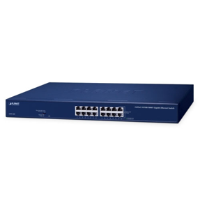 Planet Switch, 16-Port 10/100/1000BASE-T Gigabit Ethernet Switch, GSW-1601