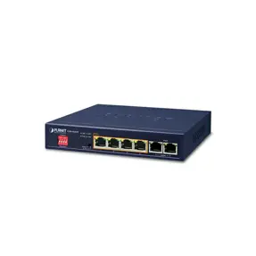 Planet Switch GSD-604HP 4-Port 10/100/1000T 802.3at PoE + 2-Port 10/100/1000T Desktop Switch