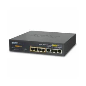 Planet Switch GSD-804P, 8-Port, Gigabit,  4-Port PoE+, 30W