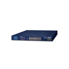 Planet Switch GSW-1820VHP 16-Port 10/100/1000T 802.3at PoE + 2-Port 10/100/1000T Desktop Switch