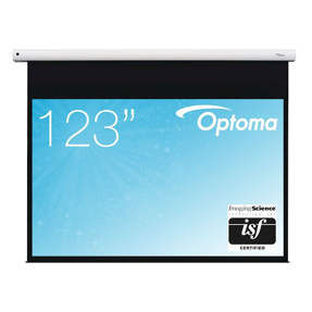 Platno Optoma DE-1123EGA, 123" (265x166cm), 16:10, zidno/stropno, električno
