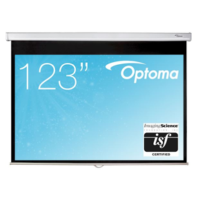 Platno Optoma DS-1123PMG+, 123" (265x166cm), 16:10, zidno/stropno