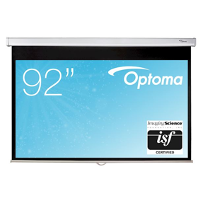 Platno Optoma DS-9092PWC, 92" (203x114cm), 16:9, zidno/stropno