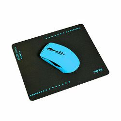 Port miš NEON wireless plavi + podloga gratis