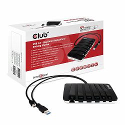 Docking station Club3D CSV-3203, USB-A/mini DP