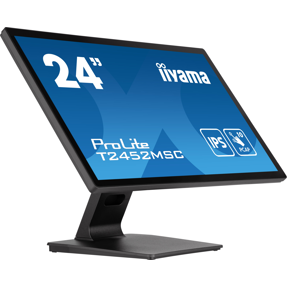 POS monitor Iiyama ProLite T2452MSC-B1, 24", FHD, IPS, PCAP Touch, 16:9, 7H, AF, HDMI/DP