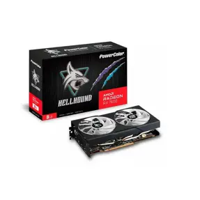 PowerColor RX7600 Hellhound OC, 8GB GDDR6, AMD Radeon, RX7600 8G-L/OC