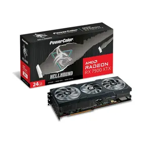PowerColor RX7900XTX Hellhound OC, 24GB GDDR6, AMD Radeon, RX 7900XTX 24G-L/OC