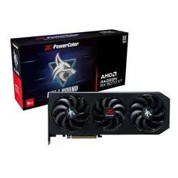 Powercolor RX9070 XT Hellhound OC, 16GB DDR6, AMD Radeon, RX9070XT 16G-L/OC