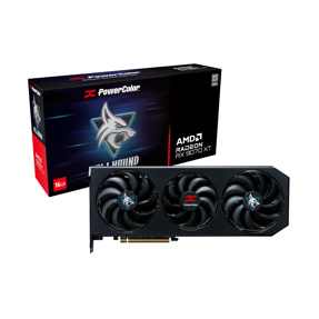 Powercolor RX9070XT Hellhound OC, 16GB DDR6, AMD Radeon, RX9070XT 16G-L/OC