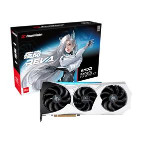 PowerColor RX9070XT Hellhound Reva OC, 16GB GDDR6, AMD Radeon, RX9070XT 16G-L/OC/REVA
