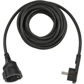 Produžni kabel Brennenstuhl 1 utičnica/5m, crna, flat plug,1168980050