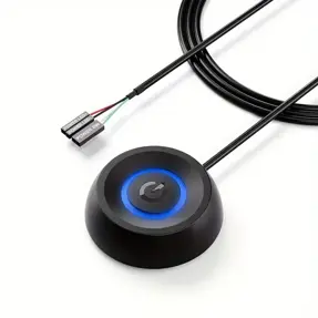 Produžni kabel s vanjskim prekidačem, Power button external, crn, 1.8m