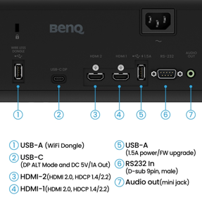 Projektor BenQ AH700ST, DLP, 1080p, 4000LM, HDMIx2, zvučnik, crni, 9H.JST77.1HE