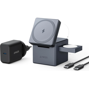 Punjač Anker Cube 3-in-1 with MagSafe, Y1811G11, (na vanjskom skladištu - isporuka 1-2 radna dana)
