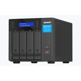 QNAP NAS TVS-h474, Pentium Gold G7400 3.7GHz (2 Core), 8GB, 4-bay, 2x2.5Gb LAN, TVS-h474-PT-8G