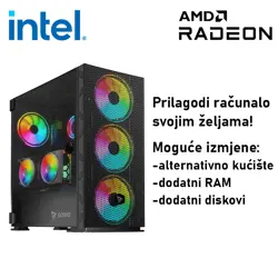Računalo ADM Gaming High Range G342 Intel i5-14400F, 16GB DDR5, 1TB SSD NVMe, RX7900 GRE, No OS
