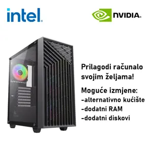 Računalo ADM Gaming Middle Range G238 Intel i5-12400F, 16GB DDR4, 1TB SSD NVMe, RTX3050, Windows 11 Pro