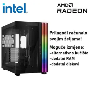 Računalo ADM Gaming Top Range G115 Intel i9-13900K, 32GB DDR5, 1TB SSD NVMe, RX7900XTX, No OS