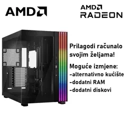 Računalo ADM Gaming Top Range G151 AMD Ryzen 7 7800X3D, 32GB DDR5, 1TB SSD NVMe, RX7900XT, No OS