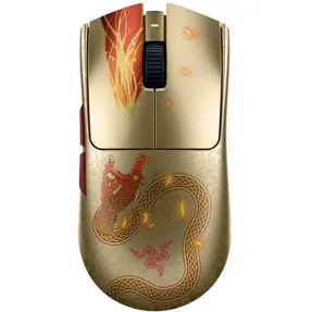 Razer bežični miš Viper V3 Pro Counter-Strike 2 Dragon Lore Edition, Wireless/USB, Gold/Red, RZ01-05120800-R3M1