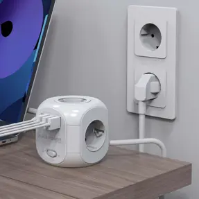 RealPower PowerBox 431, 5x Šuko, 3xUSB-A, USB-C, 1.8m