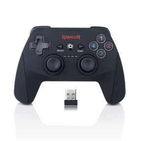 Redragon Gamepad G808 Harrow, bežični, crni (PC/PS3)