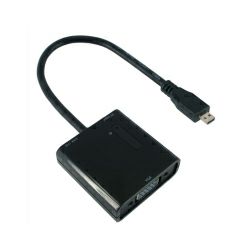 Adapter HDMI micro (M)/VGA (Ž), 0.15m, Roline, 12.99.3118