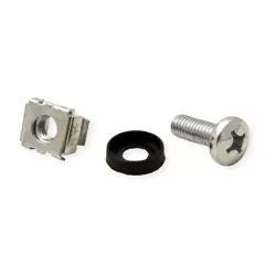 Roline VALUE matica + vijak + PVC podloška za montažu mrežne opreme, M6×16 (100 kom)