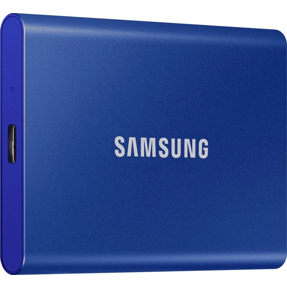 Samsung 2TB, USB-C, USB 3.2 Gen 2, T7, Blue, MU-PC2T0H/WW