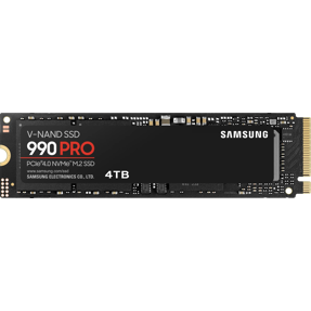 Samsung SSD 4TB 990 PRO M.2, PCIe 4.0 x4, MZ-V9P4T0BW, 2.4PB TBW