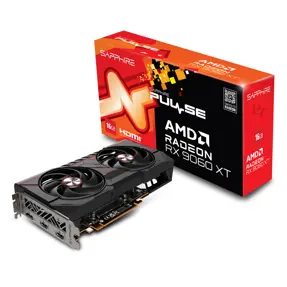 Sapphire RX9060XT Pulse, 16GB GDDR6, AMD Radeon, 11350-03-20G